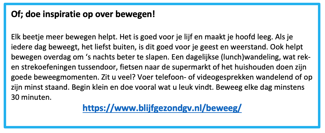 Blijf gezond